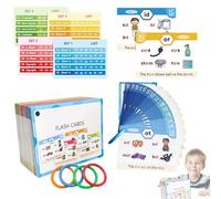 Sight Word Flash Cards - 100 Cartes d'apprentissage phonique, Jeu éducatif, Outil de vocabulaire interactif | Salle de Classe à la Maison, Lecture précoce, activité d'alphabétisation pour
