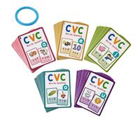 Sight Word Flash Cards - Cartes d'exercice de lecture, puzzle éducatif précoce, kit éducatif phonique de 70 pièces | Jeux d'alphabétisation amusants pour à partir de 3 ans, filles, salle de
