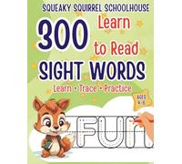 Sight Words Activity Book for Kids Ages 4-6: Learn to Read with 300+ Essential Sight Words, Tracing, Coloring, Word Search & Phonics Games for ... & 1st Grade | Early Reading Workbook