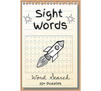 Sight Words - Kids Word Search Book: Easy to Read Print about common sight words, learning, and more | 6x9 inches, 110 pages | 50+ Puzzles…Gift for Vacations, Holidays, and Free Time