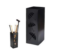 Sightday Porte-Parapluie, Support en métal pour Parapluie dans l'entrée, Support carré indépendant pour Parapluie, bâtons de randonnée, Papier d'emballage, bâtons de Trekking