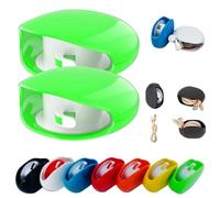 Sightgaze Automatic Cord Reel, Sightgaze Retractable Cable Management Charging Cord Organizer, for USB, Headphone, Data Cables, No More Tangled Cords (Green,2PCS)