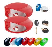 Sightgaze Automatic Cord Reel, Sightgaze Retractable Cable Management Charging Cord Organizer, for USB, Headphone, Data Cables, No More Tangled Cords (Red,2PCS)