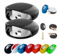 Sightgaze Automatic Cord Reel, Sightgaze Retractable Cable Management Charging Cord Organizer, for USB, Headphone, Data Cables, No More Tangled Cords (Black,2PCS)