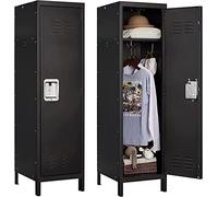 Sightlife Armoire Metallique Armoire vestiaire en métal avec 1 Porte verrouillable, Armoire multifonctionnelle pour employés, casier de Rangement, armoires pour l'école, Les salles de Repos