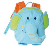 Sigikid 24621 enfant garçon et fille, sac à dos éléphant, bleu ciel/vert G
