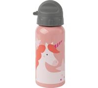Sigikid 25381 Gourde en acier inoxydable motif licorne, 400 ml, recommandée pour les enfants à partir de 1 an, robuste, anti-fuite, incassable