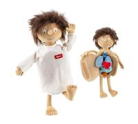 sigikid 38322, Fille et Garçon, poupée d'activité Erwin le petit patient, multicolore