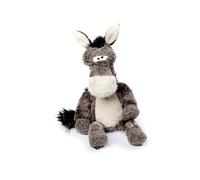 sigikid 38482 Beasts Peluche en Forme Ane Doodle Gris/Blanc Taille 38 cm