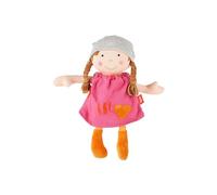 Sigikid Poupée 39409 Petite – Robe Rose – recommandé de 6 à 4 Ans – Rose Fuchsia