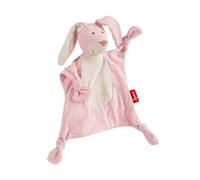 Sigikid 39809 Doudou en Forme de Lapin avec Personnage Animal, Rose, 26 cm