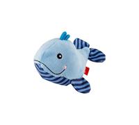 sigikid, 41172, fille et garçon, hochet en tissu baleine, bleu