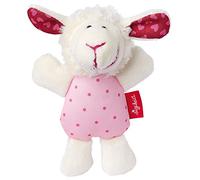 Sigikid Hochet en tissu Mouton 41189 pour fille Blanc/Rose