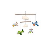 Sigikid 42535 Avion Mobile Hangons Fille et Garçon Jouet Bébé Recommandé dès la Naissance Multicolore