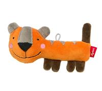 Sigikid 42770 Hochet pouetpouet Tigre Red Stars recommandé de 0 à 12 Mois Orange/Brun