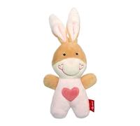 Sigikid 42804 Hochet Lapin Red Stars recommandé de 0 à 12 Mois Rosa/Beige
