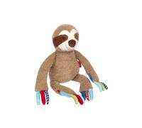 Sigikid 42849 Peluche Renard Patchwork Sweety Doudou pour Jouer et câliner en mélange de matériaux Doux pour bébés et Enfants, garçons et Filles de 0 Mois à 8 Ans, Multicolore/Renard 39 cm