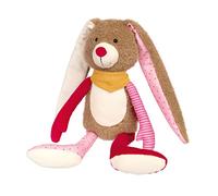 Sigikid 42850 - Peluche Lapin - Patchwork Sweety - Doudou pour Jouer et câliner - en mélange de matériaux Doux - pour bébés et Enfants, garçons et Filles de 0 Mois à 8 Ans - Multicolore - Lapin 40 cm