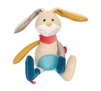 Sigikid Doudou Lapin Sweety 42851 – Patchwork, matériaux doux, multicolore, bébés & enfants