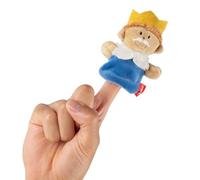 SIGIKID 43008 Poupée à Doigts Roi Poupée en Peluche à Clipser sur Le Doigt Jeu de rôle Raconter des Histoires Jouer pour Enfants à partir de 6 Mois Roi/Bleu 10 cm