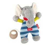 Doudou peluche musicale éléphant Lolo Lombardo, Blue