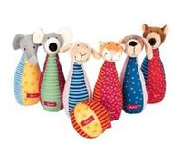 Sigikid 49520, fille et garçon, jeu de quilles en tissu, multicolore multicolore G