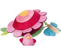 Sigikid - Balle molle activable avec piping insectes dans la prairie avec hochet (14 x 22 x 22 cm)