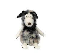 sigikid BeastsTown 39735 Peluche BeastsTown pour Fille garçon à Collectionner, Offrir, Jouer, câliner, Enfants et Adultes, de 3 à 99 Ans, Beige, Blanc, Noir, Chien, 41 x 19 x 18 cm