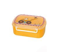 Sigikid Bodo 25267 Boîte à goûter avec insert pour enfants à partir de 2 ans, sans BPA, sûre, légère, avec fermeture à étrier, pour le déjeuner, la maternelle, pour enfants à partir de 2 ans, jaune /