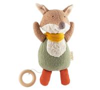 SIGIKID Boîte à musique renard en coton biologique avec mélodie - Aide à l'endormissement pour nouveau-né - Jouet pour bébé - Cadeau personnel pour bébés dès la naissance - Pour bébés et tout-petits