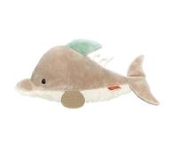 Sigikid- éléphant Jouet Actif pour bébé-Dauphin, 43206, Gris/Blanc, Taille Unique