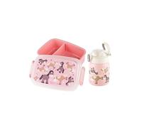 Sigikid Ensemble de maternelle avec gourde et boîte à sandwich rose poney, taille unique