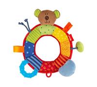 sigikid, Fille et Garçon, Hochet Anneau de Dentition, Rouge/Multicolore, 40490
