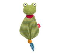 sigikid, Fille et Garçon, Mini-Doudou Chiffon, Flecken Frog, Patchwork-Sweetys, Vert, 39149