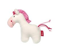 sigikid, Fille, Mini-Hochet Licorne, Red Stars, Blanc, 42187