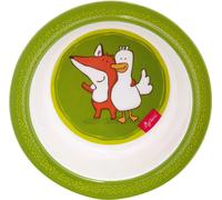 sigikid Forest Fox Schüssel Fuchs, Müslischale, Schale, Suppenschale, Kinder, rPET, Grün, Ø 15.5 cm, 25397
