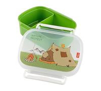 SIGIKID Garçon, Boîte à Goûter avec Motifs Colorés, Forest Grizzly, Vert, 24780