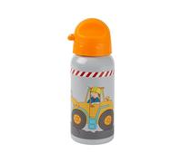 SIGIKID Gourde Bodo Excavatrice en acier inoxydable - Anti-fuite - Sans BPA - Robuste, légère - Bouchon à vis démontable - Facile à nettoyer - Pour enfants de 3 à 8 ans - Numéro d'article 25293