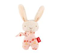 sigikid Hochet lapin blanc - Famille de la ferme - Jouet pour bébé à saisir, découvrir et jouer avec hochet - Cadeau pour bébé dès la naissance