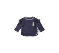 Sigikid Langarmshirt Baby Mädchen Magic Owl T-Shirt Manches Longues, Bleu foncé, 6 Mois Bébé Fille