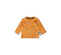 Sigikid Langarmshirt Baby Mädchen Magic Owl T-Shirt Manches Longues, Orange Ocre, 6 Mois Bébé Fille