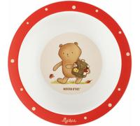 sigikid Mister O Lui Bol rouge, bol, bol à céréales, bol pour enfants, enfants, rPET, Ø 15.5 cm, 52917