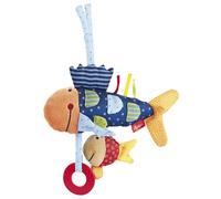 sigikid, Fille et Garçon, Peluches d'Activités Poisson, Play-Q, Multicolore, 40104