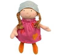 Sigikid Poupée Câline En Tissu Avec Robe Rose - 24 Cm