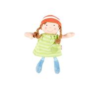 Sigikid- Poupée Petite avec Robe Verte Chiffon, Recommandé à partir de 6 Mois, 39410, Taille Unique, Vert