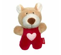 Sigikid 42800 Hochet Ours Red Stars recommandé de 0 à 12 Mois Rouge/Beige