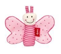 Sigikid Jouet à saisir RedStars 42834 – Papillon avec feuille ondulée, rose, dès la naissance