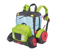 Sigikid Rucksack, Traktor, Sac à Dos Mixte Enfant, Vert/Tracteur, 25x28x18 cm