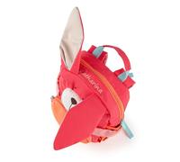 Sigikid Sac à dos pour crèche et crèche avec nom brodé, cadeau personnalisé pour garçons et filles à partir de 2 ans, rouge/lapin, taille unique
