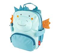 Sigikid Sac à dos pour enfants de 2 à 5 ans, robuste, léger, adapté aux enfants, pour crèche, excursions, loisirs, 5,2 l, Bleu dragon, s, Décontracté